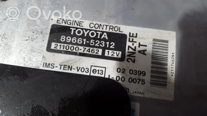 Toyota Yaris Verso Sterownik / Moduł ECU 8966152312
