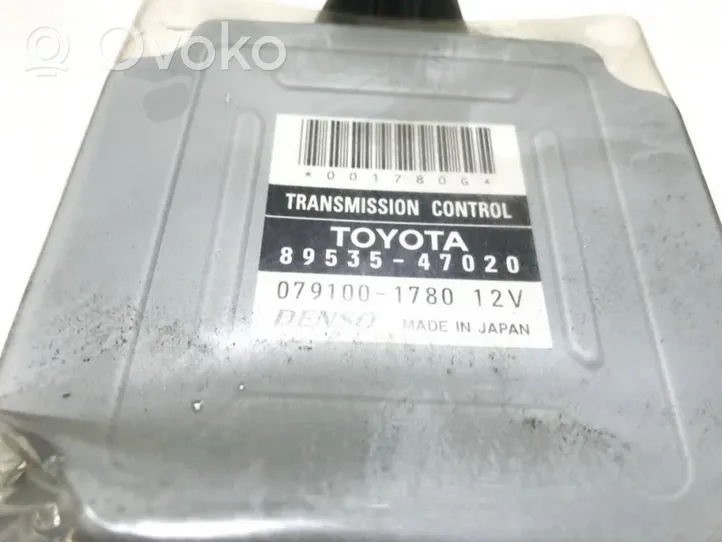 Toyota Prius (XW20) Vaihdelaatikon ohjainlaite/moduuli 8953547020