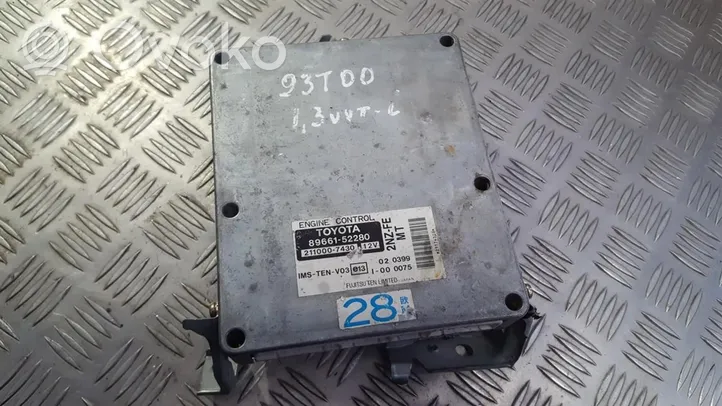 Toyota Yaris Verso Sterownik / Moduł ECU 8966152280