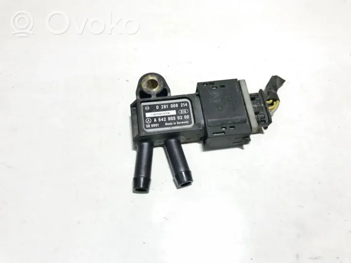 Mercedes-Benz ML W166 Exhaust gas pressure sensor 0281006214