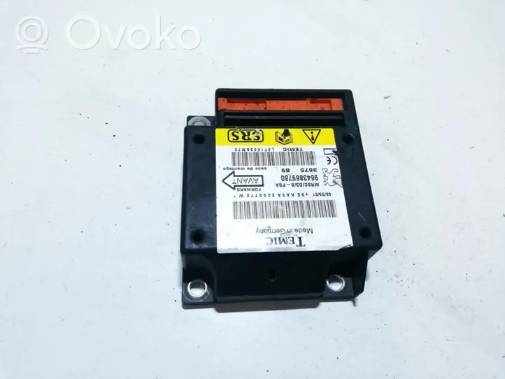 Peugeot 607 Module de contrôle airbag 9643869780