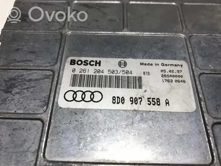 Audi A4 S4 B5 8D Sterownik / Moduł ECU 0261204503