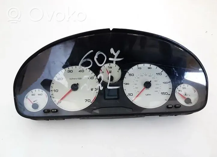 Peugeot 607 Compteur de vitesse tableau de bord 9639118880