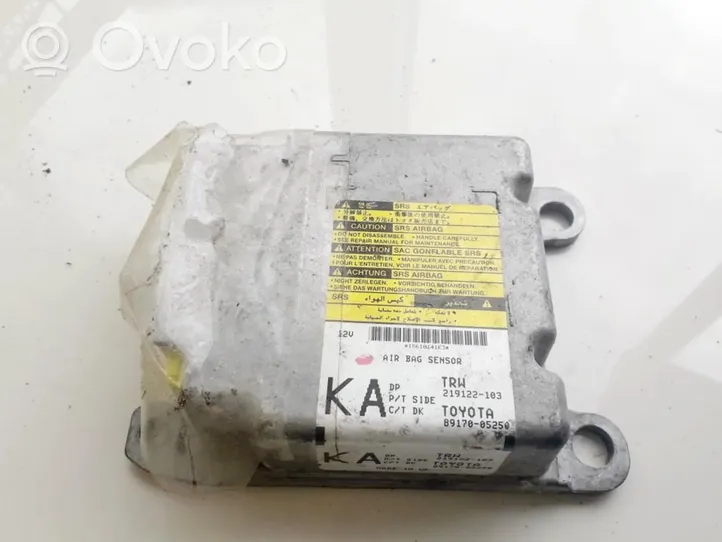 Toyota Avensis T270 Centralina/modulo airbag 8917005250