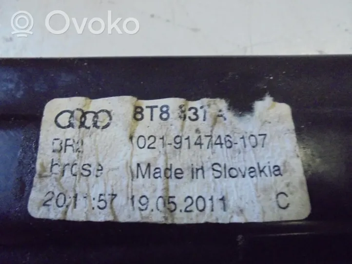 Audi A5 8T 8F Elektryczny podnośnik szyby drzwi bocznych / przesuwnych 8t8837462