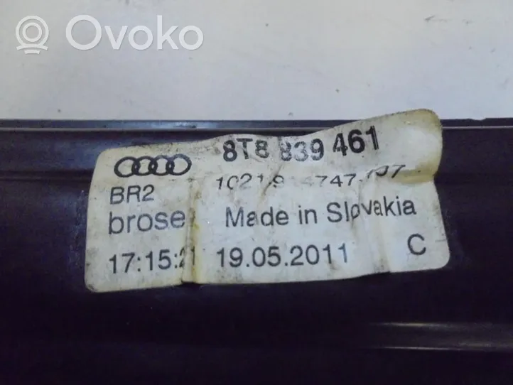 Audi A5 8T 8F Elektryczny podnośnik szyby drzwi bocznych / przesuwnych 8t8839462