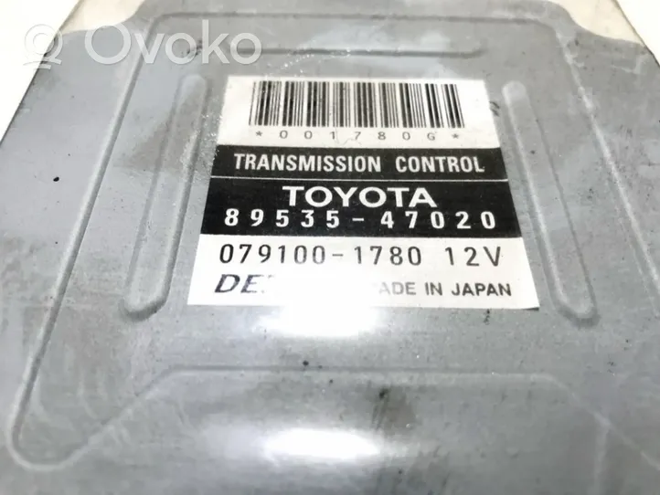 Toyota Prius (XW20) Module de contrôle de boîte de vitesses ECU 8953547020