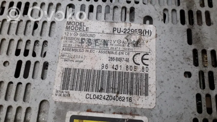 Citroen C5 Radio / CD/DVD atskaņotājs / navigācija pu2295b