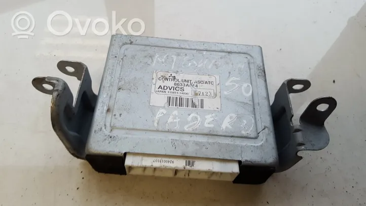 Mitsubishi Pajero ESP (stability system) control unit 8633a014