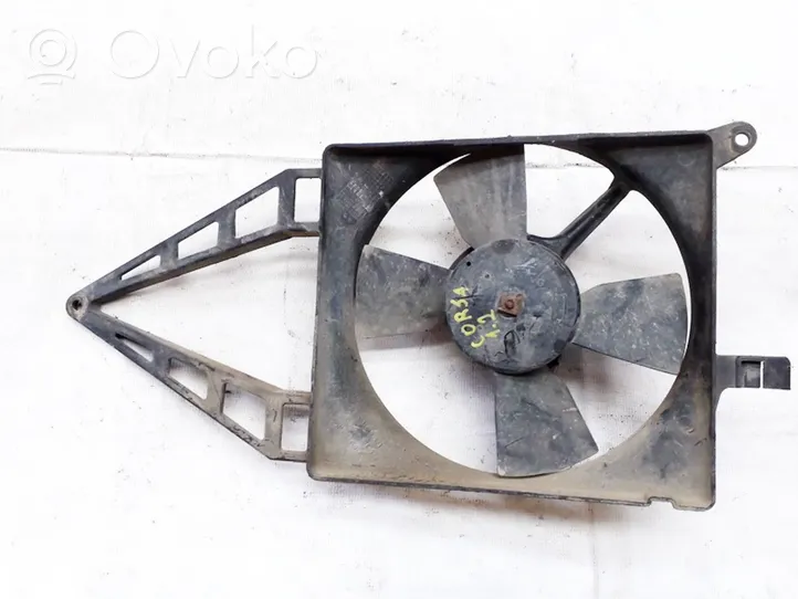 Opel Corsa B Radiator cooling fan shroud 90499209