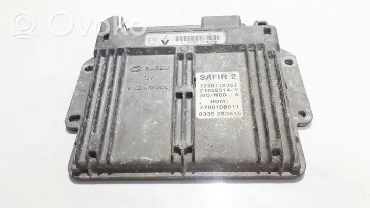 Renault Kangoo I Calculateur moteur ECU 7700112767