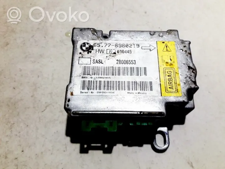 BMW 7 E65 E66 Module de contrôle airbag 65776960219