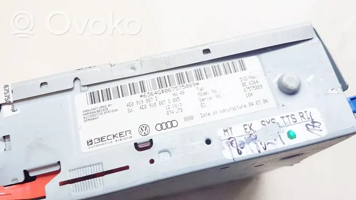 Audi A6 Allroad C6 Unité de navigation Lecteur CD / DVD 4e0919887d