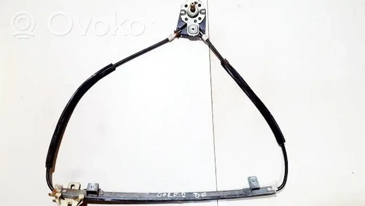 Volkswagen Golf II Sliding door window regulator with motor 191837402