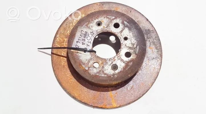 Honda Civic Rear brake disc neventiliuojamas