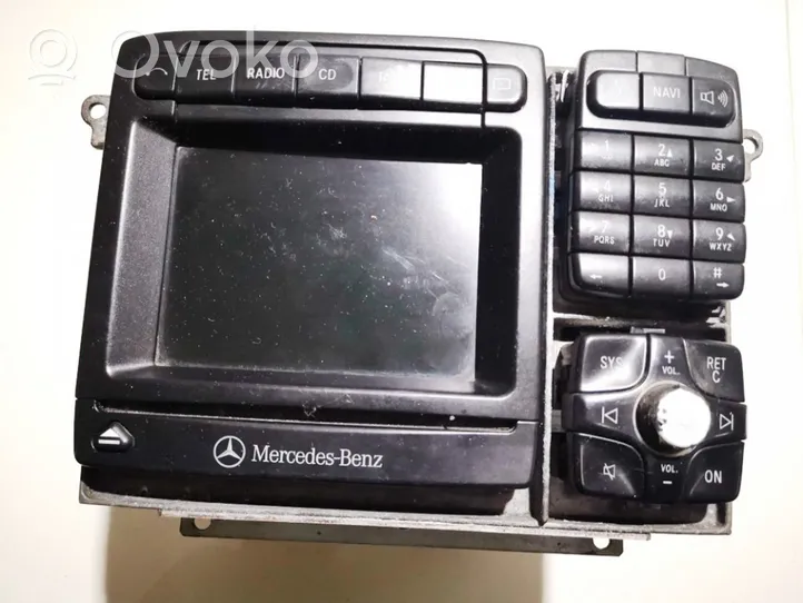 Mercedes-Benz S W220 Monitor / wyświetlacz / ekran a2208204089