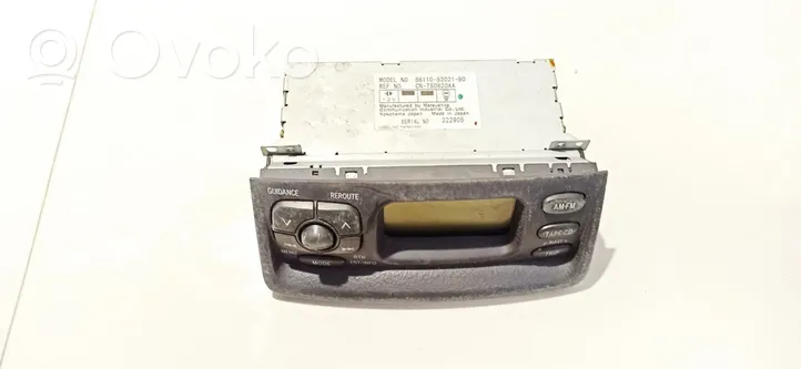 Toyota Yaris Radio/CD/DVD/GPS-pääyksikkö 8611052021b0