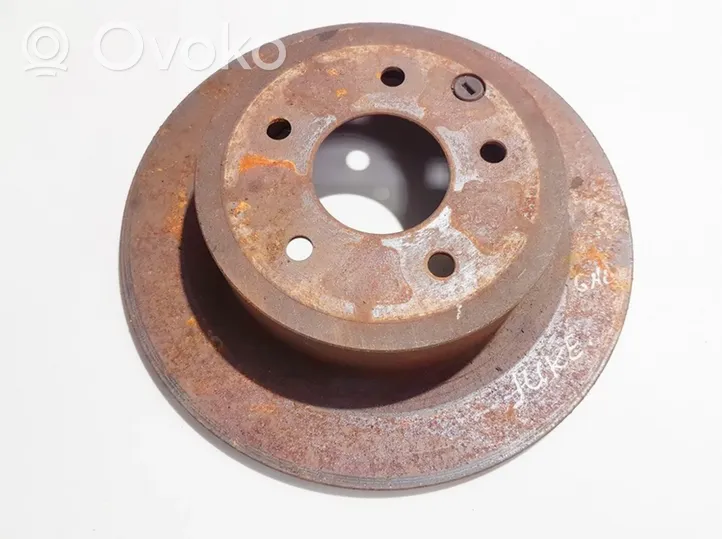 Nissan Juke I F15 Bremsscheibe hinten neventiliuojamas