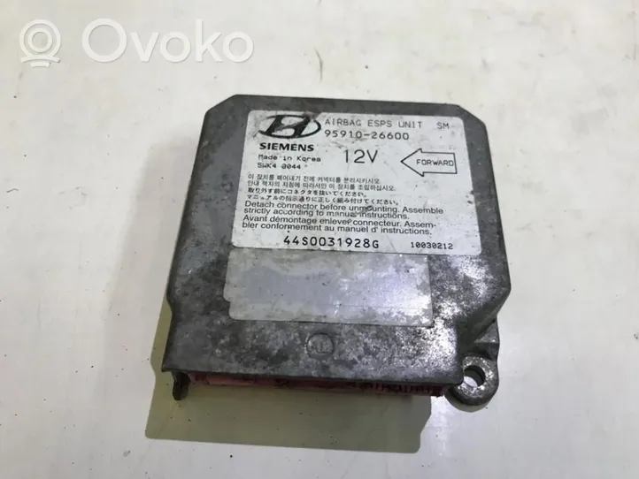 Hyundai Santa Fe Airbag control unit/module 9591026600