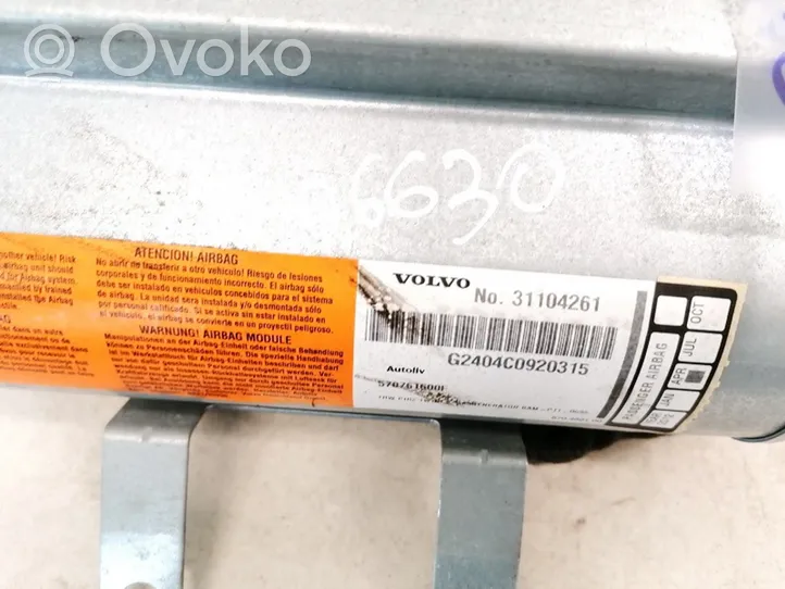 Volvo S80 Poduszka powietrzna Airbag pasażera 31104261
