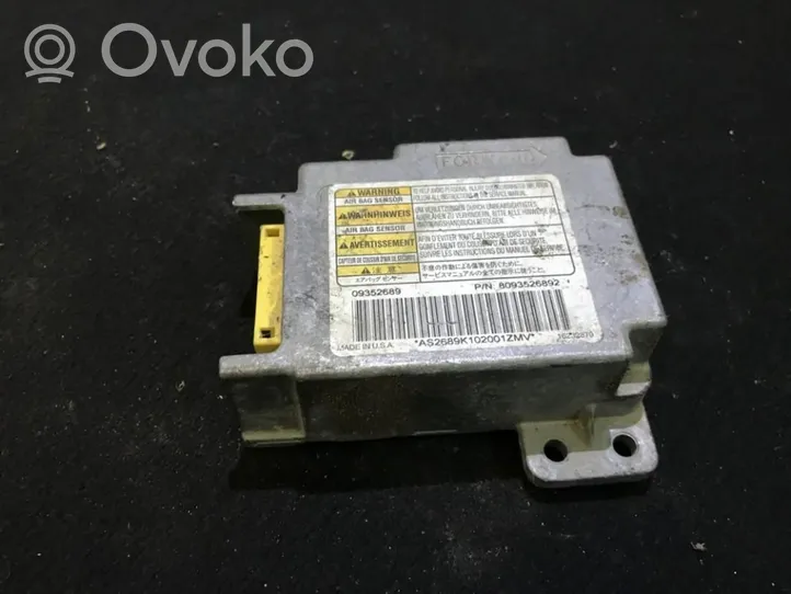 Opel Frontera B Module de contrôle airbag 8093526892