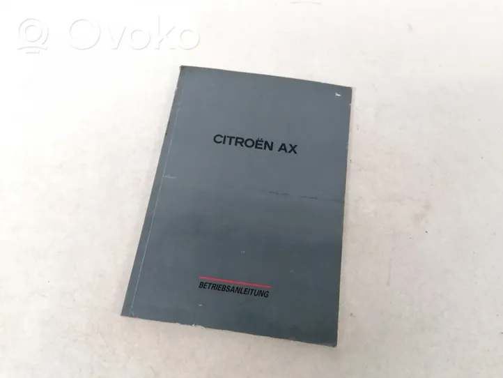 Citroen AX Serviso knygelė 