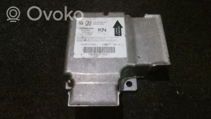 Opel Vectra C Module de contrôle airbag 13186947