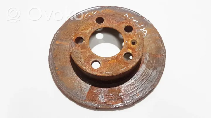 Audi TT Mk1 Rear brake disc neventiuojamas