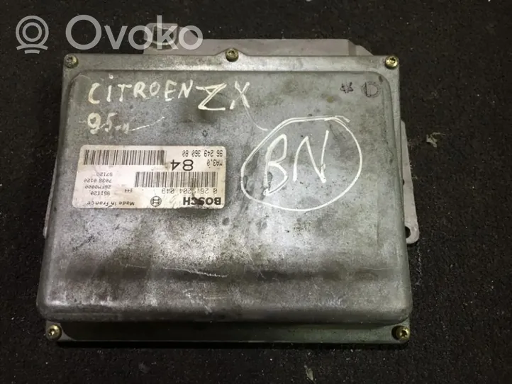 Citroen ZX Moottorin ohjainlaite/moduuli 0261204049