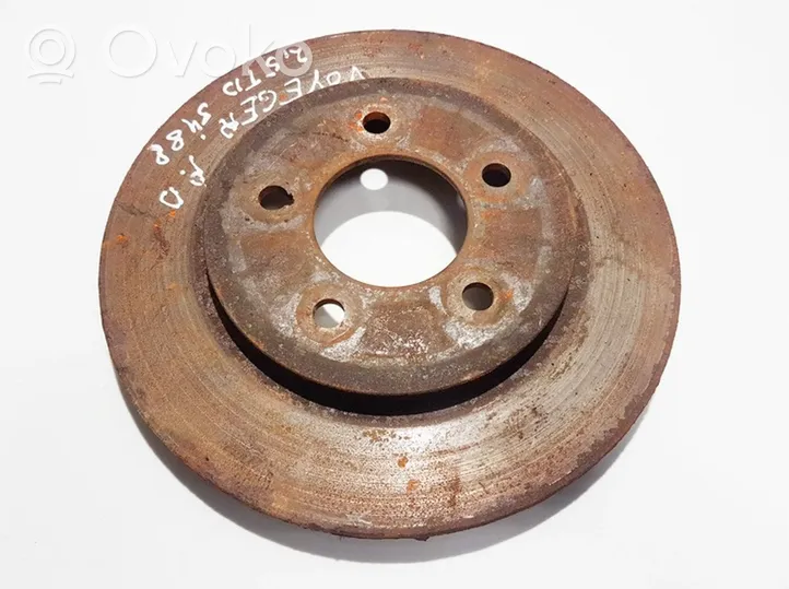 Chrysler Voyager Front brake disc ventiliuojamas