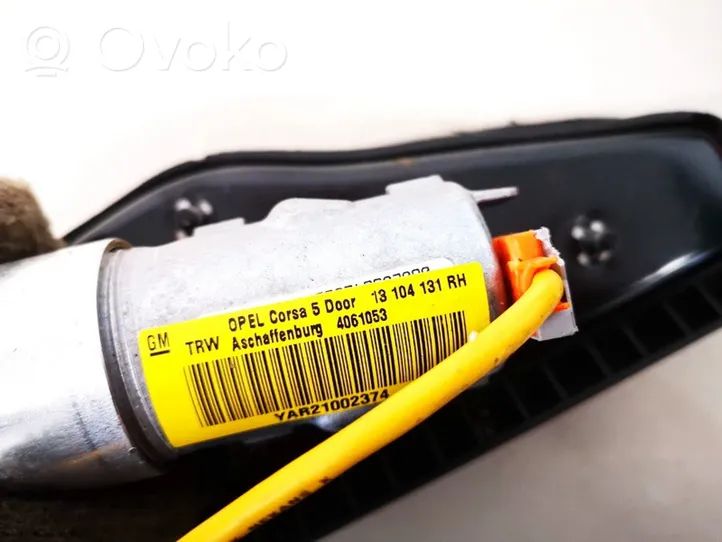 Opel Corsa C Poduszka powietrzna Airbag fotela 13104131