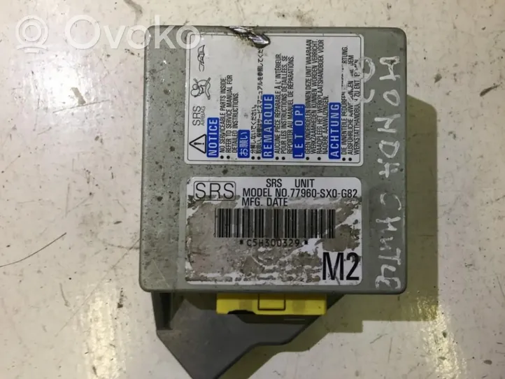 Honda Shuttle Airbag control unit/module 7960sx0