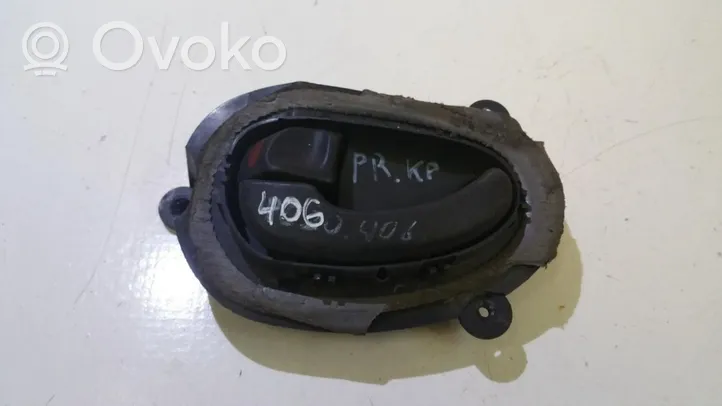 Peugeot 406 Priekinė atidarymo rankenėlė vidinė 9616307577