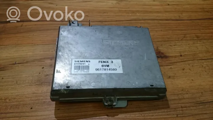 Peugeot 605 Sterownik / Moduł ECU 9617814580