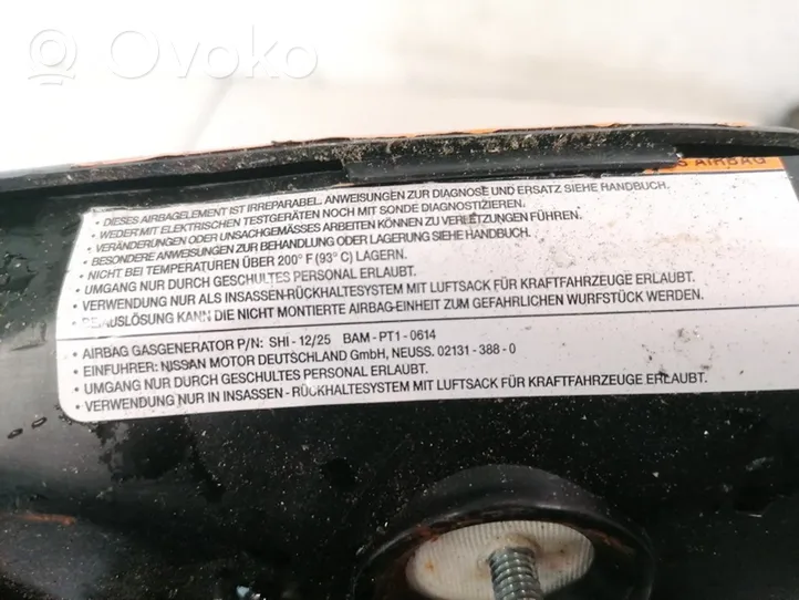 Nissan Micra Poduszka powietrzna Airbag fotela 021313880