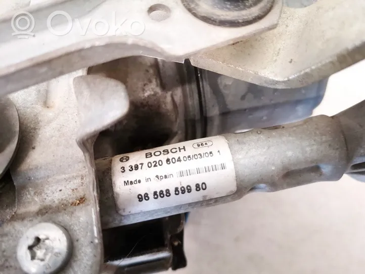 Peugeot 407 Tringlerie et moteur d'essuie-glace avant 9656859980