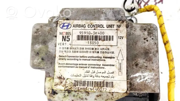 Hyundai Sonata Airbag control unit/module 959103K400