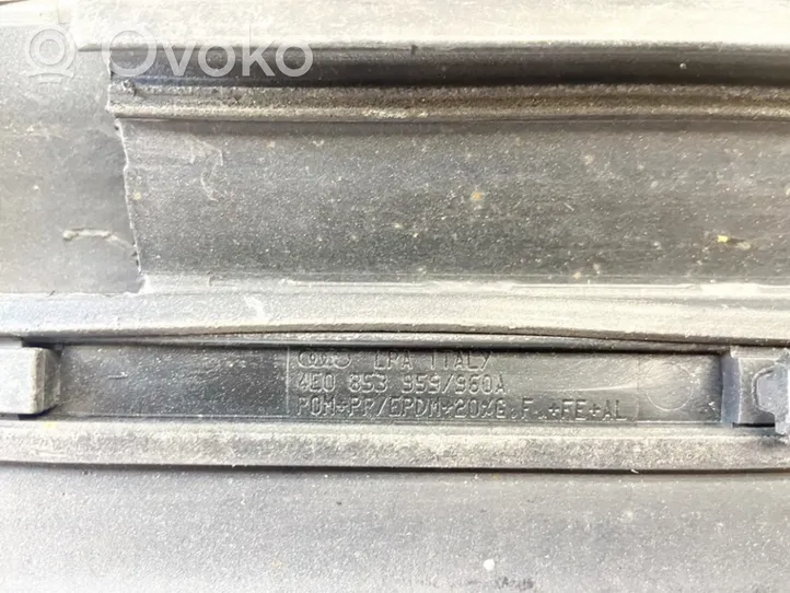 Audi A8 S8 D3 4E Front door trim (molding) 4e0853959