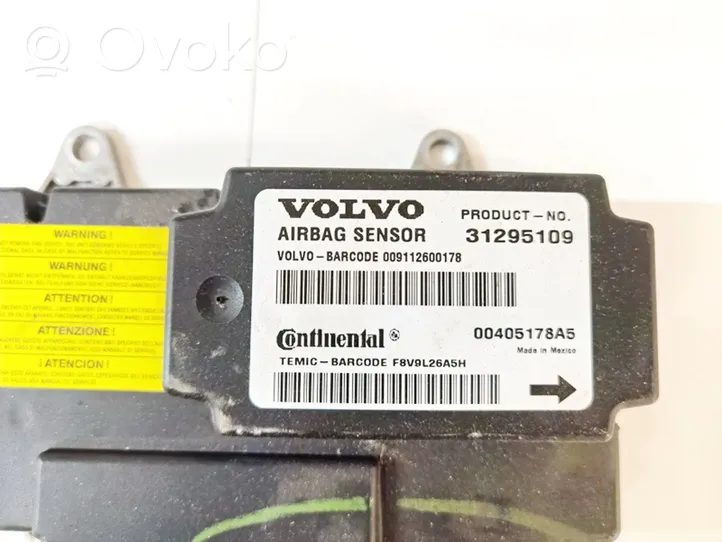 Volvo V50 Airbag control unit/module 31295109