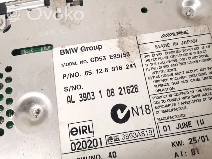 BMW 5 E39 CD / DVD-Wechsler 65126916241