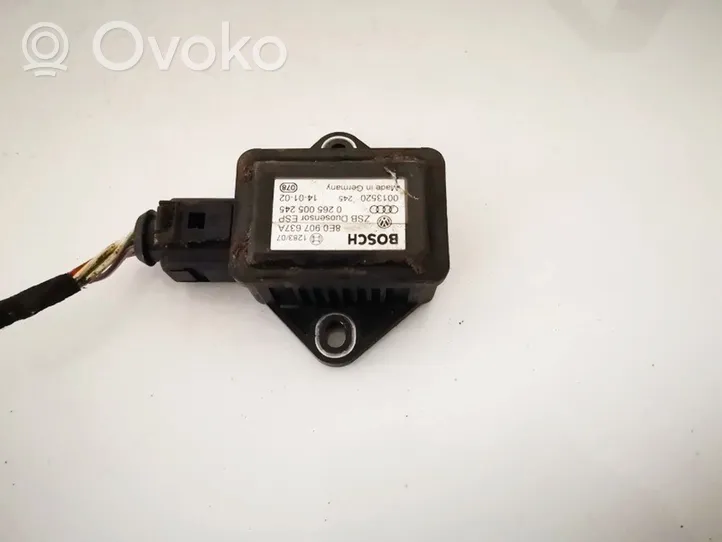 Audi A6 S6 C5 4B Capteur de vitesse de lacet d'accélération ESP 8e0907637a