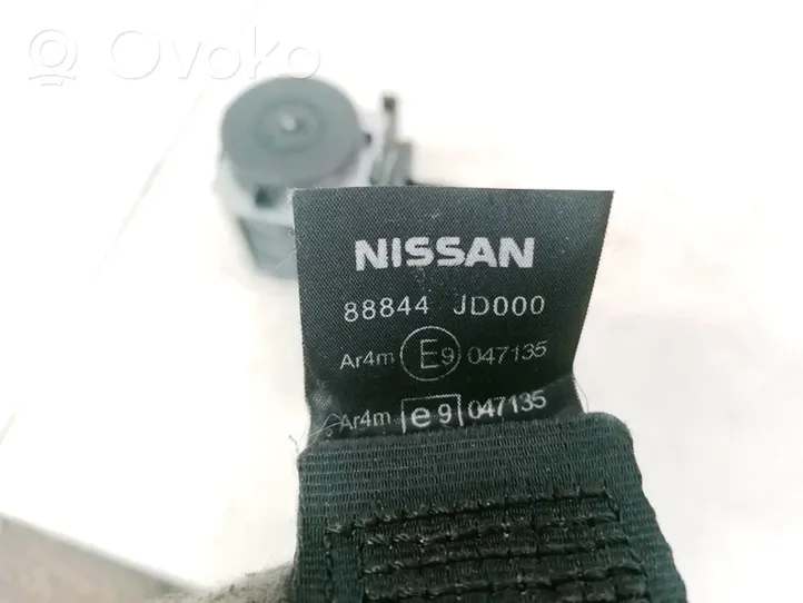 Nissan Qashqai Takaistuimen turvavyö 88844JD000