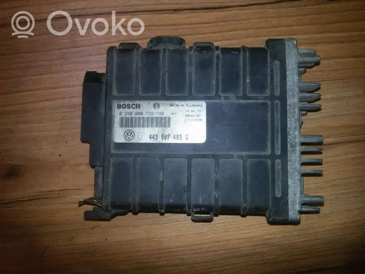 Volkswagen PASSAT B3 Variklio valdymo blokas 0280000739