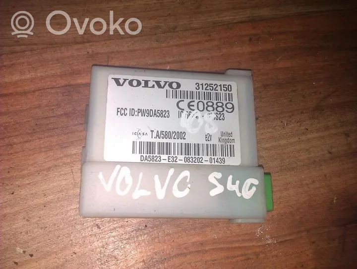 Volvo S40 Muut ohjainlaitteet/moduulit 31252150