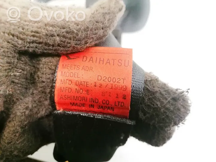 Daihatsu Sirion Boucle de ceinture de sécurité arrière D2002T