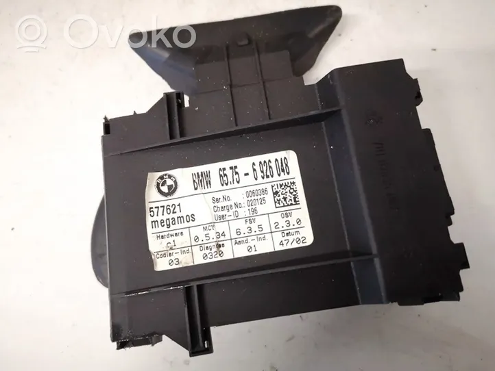 BMW 7 E65 E66 Boîtier module alarme 65756926048