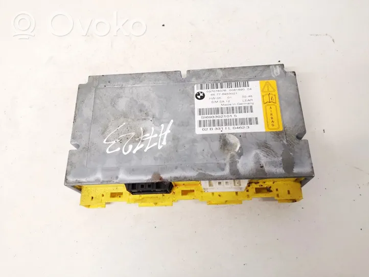 BMW 7 E65 E66 Module de contrôle airbag 65776933021