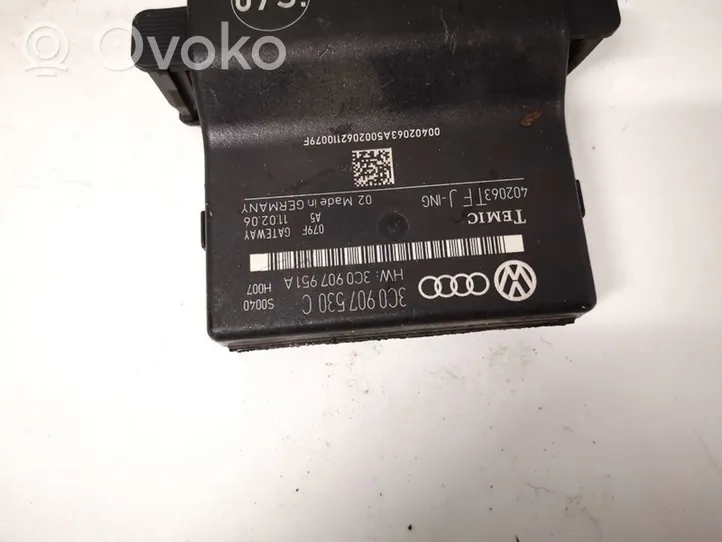 Volkswagen PASSAT B6 Sterownik / Moduł drzwi 3c0907530c