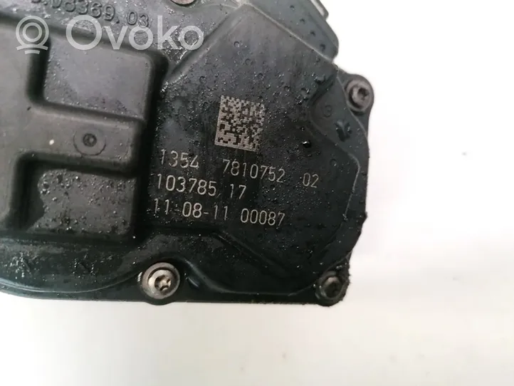 BMW 1 F20 F21 Throttle valve 781075202