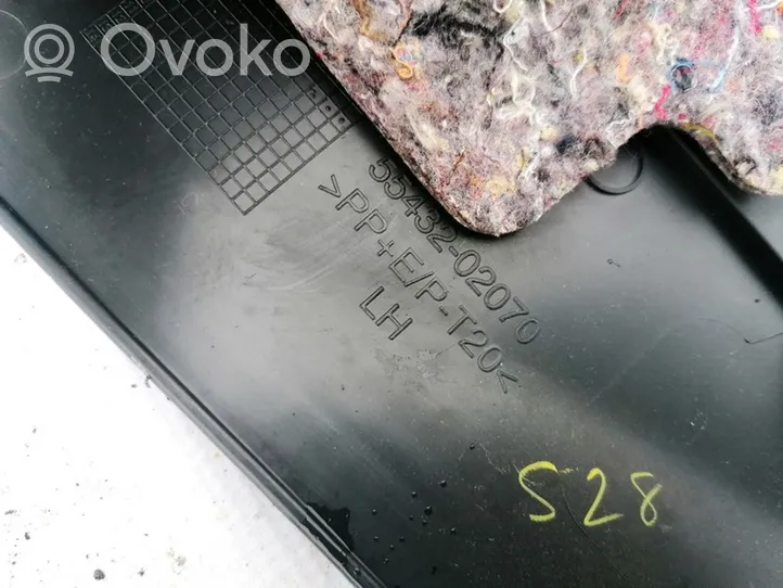 Toyota Auris 150 Inne części wnętrza samochodu 5543202070